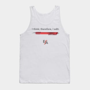 I think; therefore, I edit Tank Top